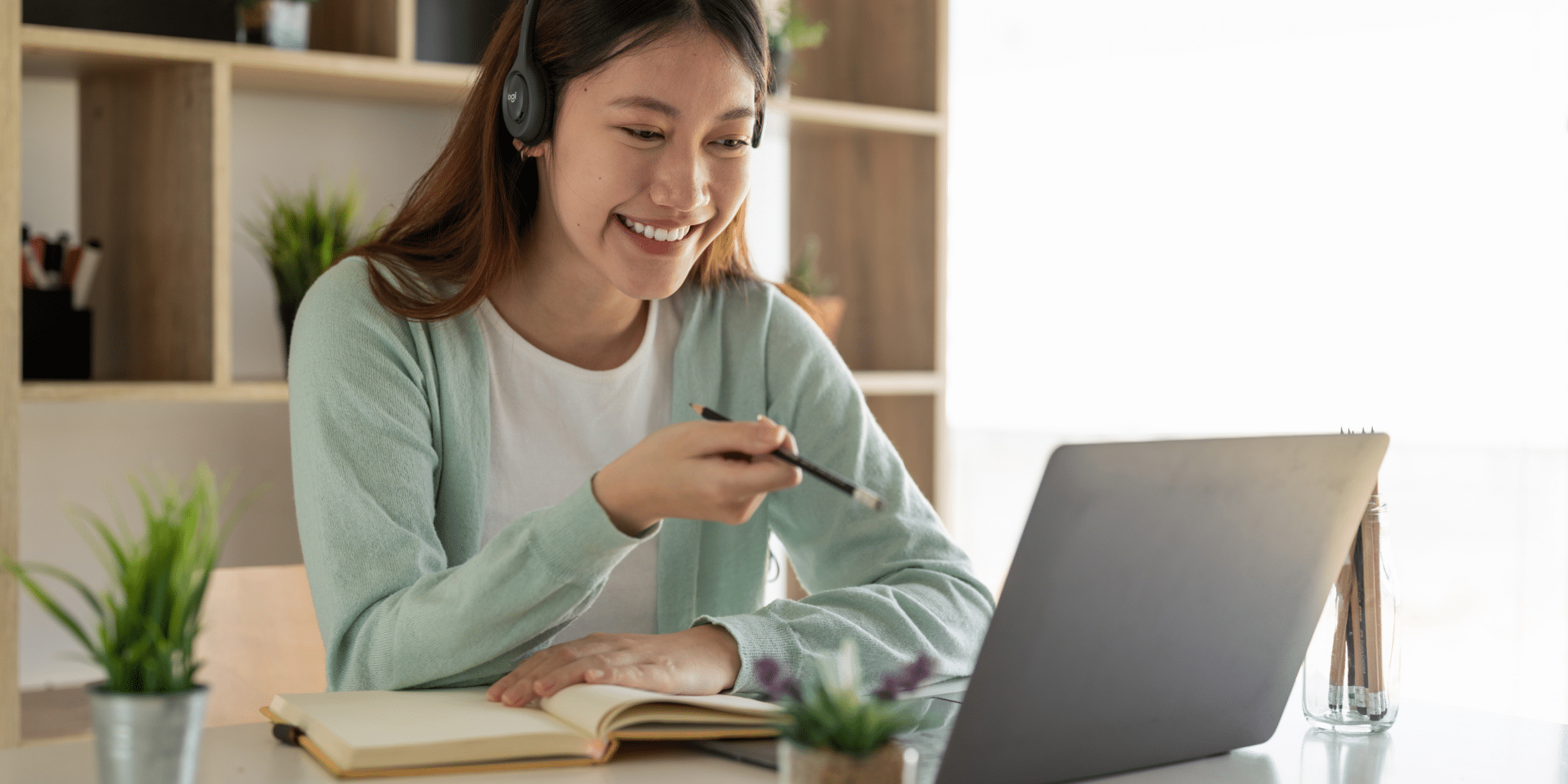 A behaviour support practitioner engaged in an online supervision session, illustrating our behaviour support supervision services.