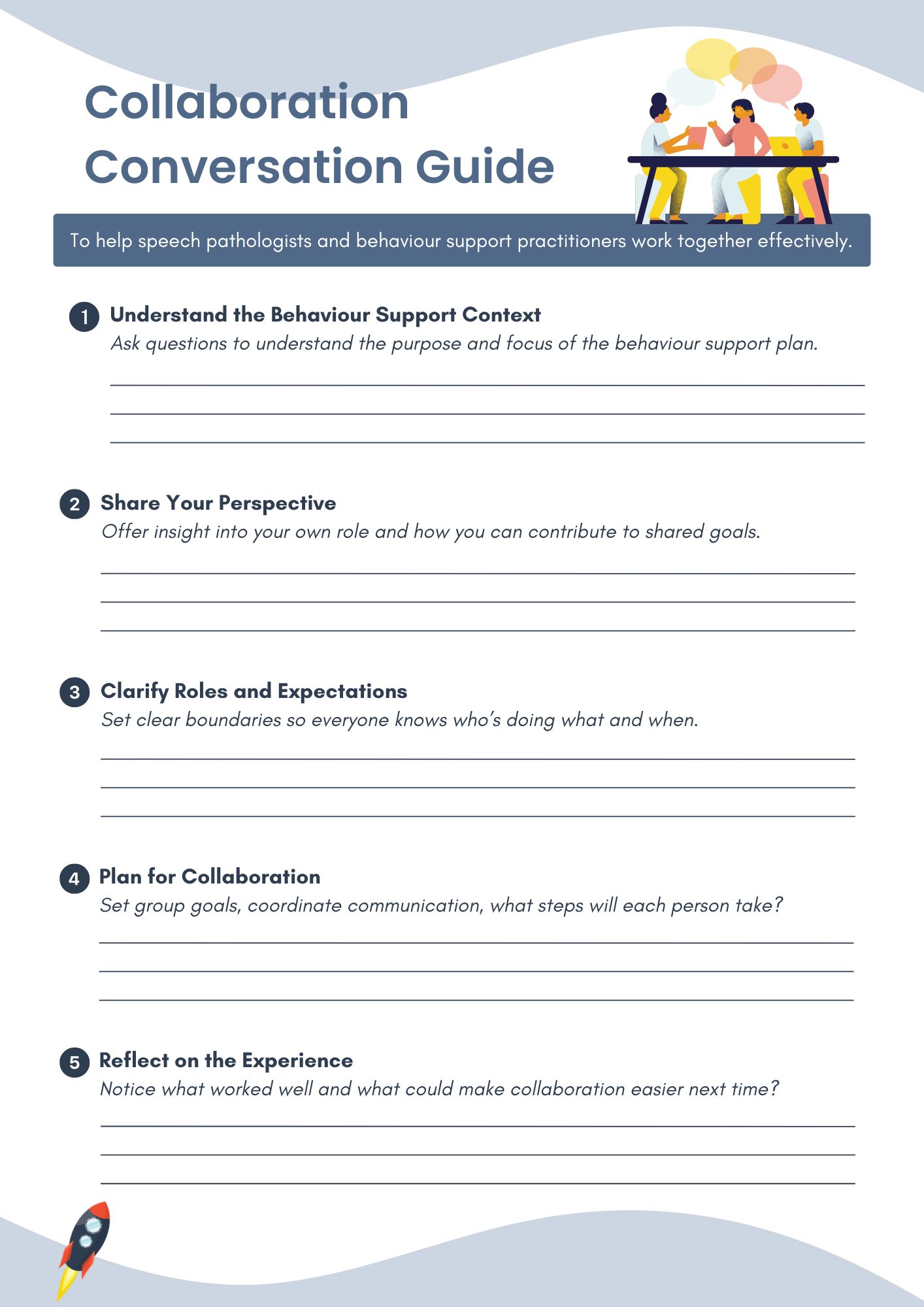 Collaborative Conversation Examples Helpful Links - Launch Supervision